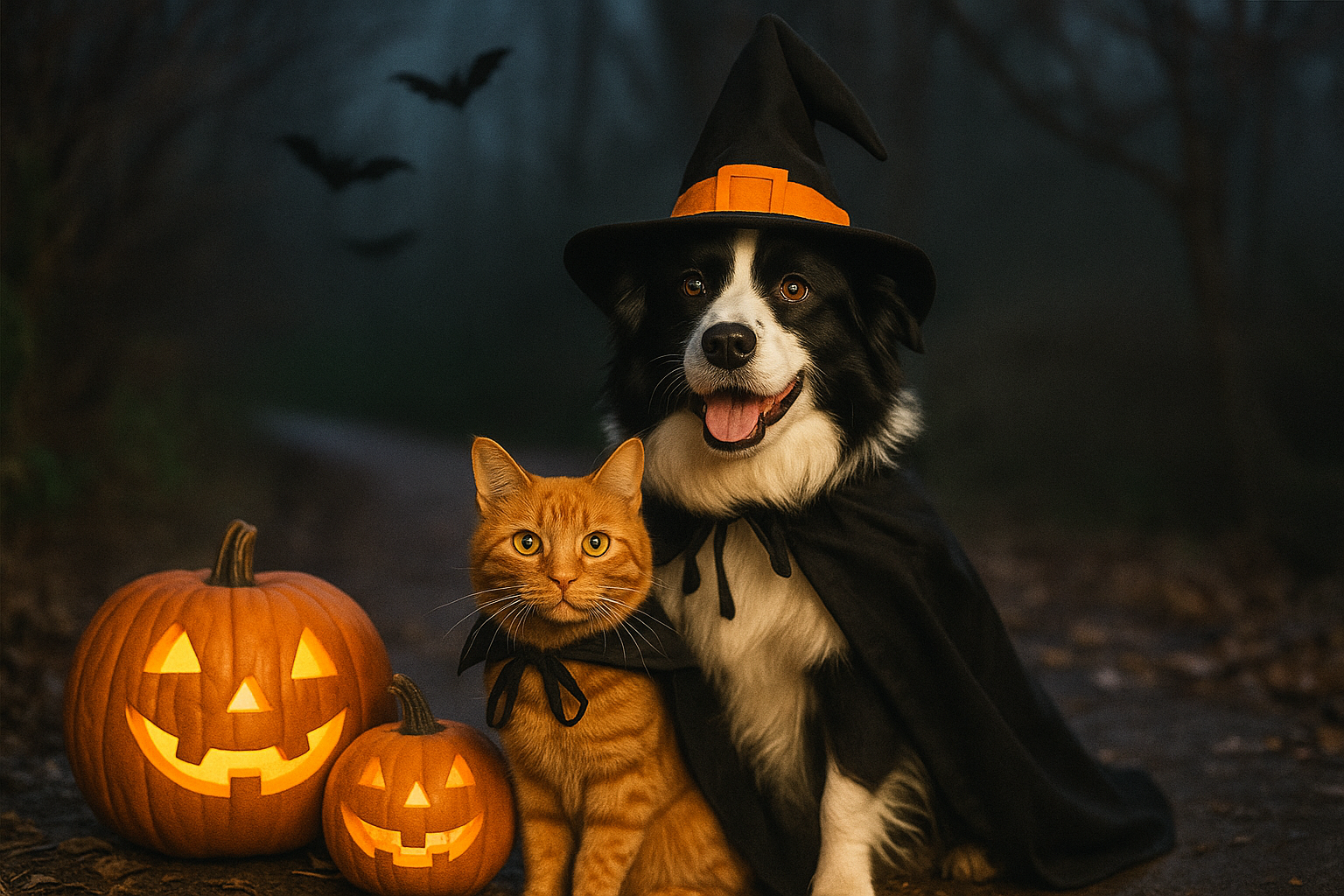 20250801_2206_Pets in Halloween Costumes_remix_01k1m8b50qffqvd2pxqrae21n6