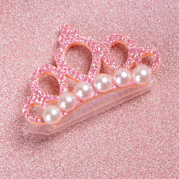 New Pet Products Cat Frog Clip Crown Pearl Head Teddy Pet Head Flower Hair Clip Pet Products Headwear - Image 8