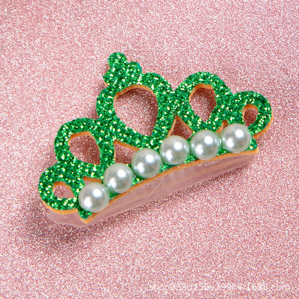 New Pet Products Cat Frog Clip Crown Pearl Head Teddy Pet Head Flower Hair Clip Pet Products Headwear - Image 5