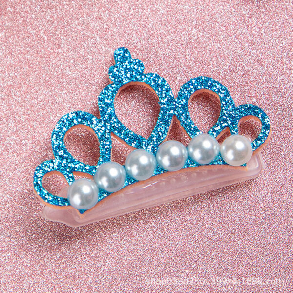 New Pet Products Cat Frog Clip Crown Pearl Head Teddy Pet Head Flower Hair Clip Pet Products Headwear - Image 10