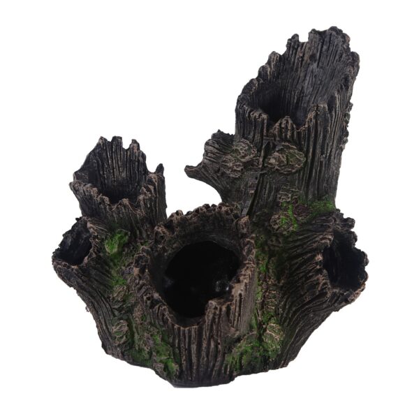 Resin Skull Aquarium Decoration – Fish Tank & Reptile Hide with Water Grass Design - Image 5