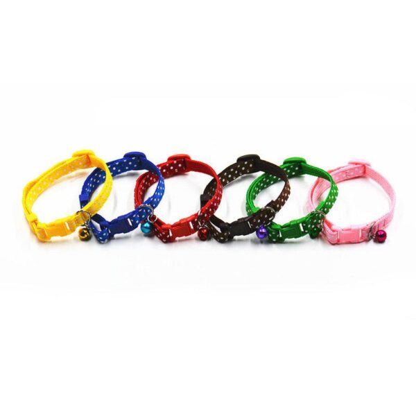 Sale 1Pc New Adjustable Dot Printed Little Dog Collars Cat Puppy Pets Supplies - Image 5