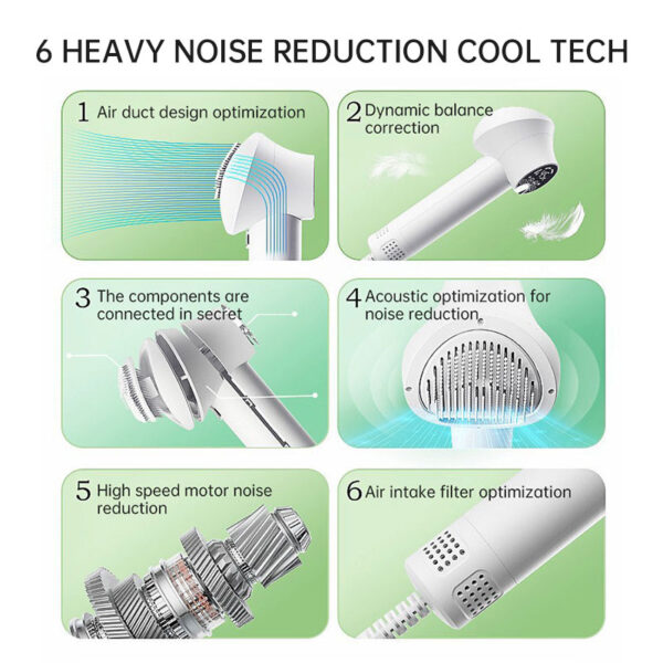 Smart Pet Hair Dryer Dog Golden Retriever Cat Grooming Hairdressing Blow & Comb Silent No Harm Pet Cleaning Supplies Pet Product - Image 7