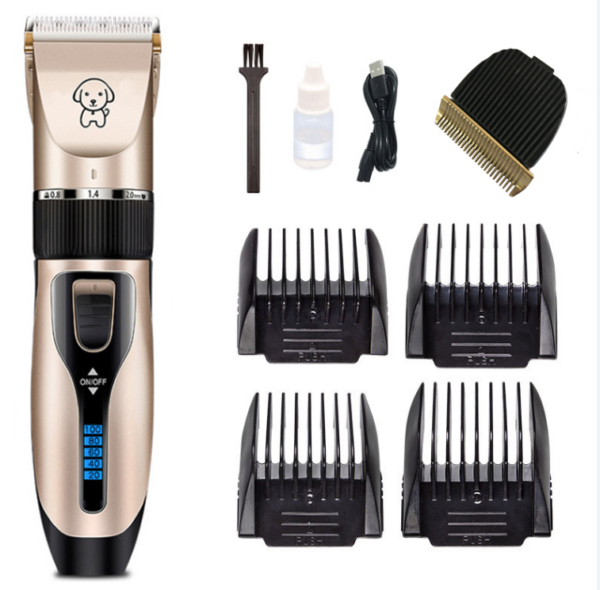 Clipper For Dog Clippers Dogs Grooming Clipper Kit USB Professional Rechargeable Low-Noise Pets Hair Trimmer Display Battery - Image 7