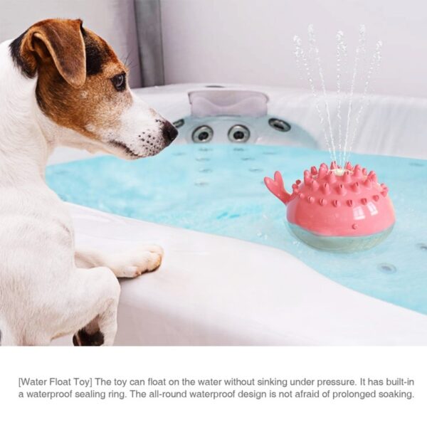 Dog Interactive Water Jet Toy Molar Teeth Cleaning Crocodile Floating Toy Pet Dog Squeaker Dog Training Toys Pets Accessories - Image 2