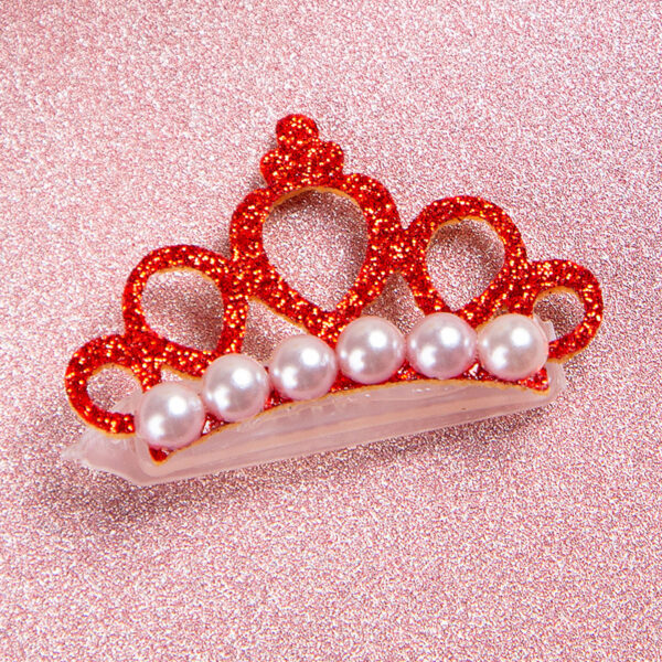 New Pet Products Cat Frog Clip Crown Pearl Head Teddy Pet Head Flower Hair Clip Pet Products Headwear - Image 6