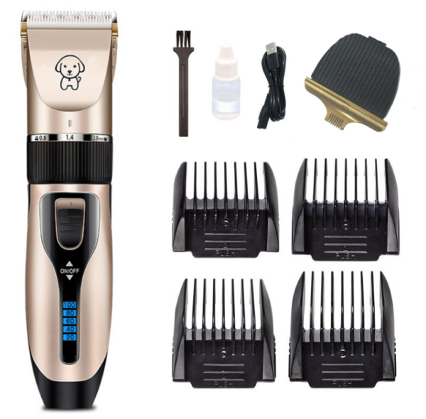 Clipper For Dog Clippers Dogs Grooming Clipper Kit USB Professional Rechargeable Low-Noise Pets Hair Trimmer Display Battery - Image 6