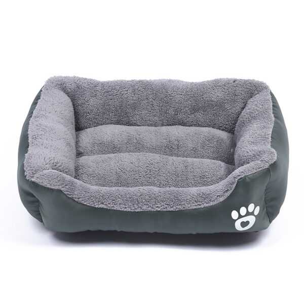 New, soft, and cozy fleece pet bed. Waterproof bottom. Suitable for small, medium & large pets. Keeps pets warm. - Image 10