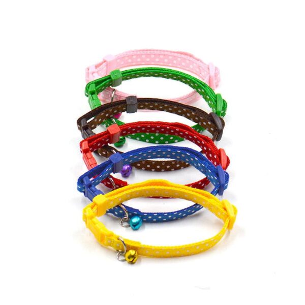 Sale 1Pc New Adjustable Dot Printed Little Dog Collars Cat Puppy Pets Supplies - Image 4