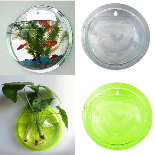 Pot Plant Wall Mounted Newest Hanging Decor Bubble Bowl Flowers Fish Tank Home Decor Aquarium Home Decoration Accessories - Image 4