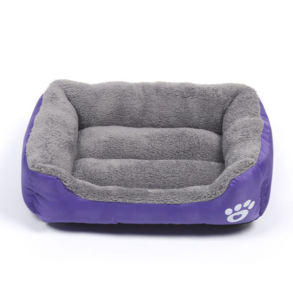 New, soft, and cozy fleece pet bed. Waterproof bottom. Suitable for small, medium & large pets. Keeps pets warm. - Image 6