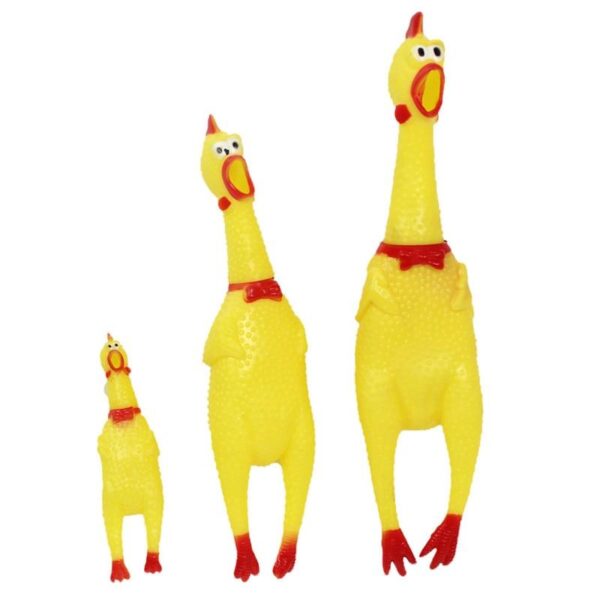 Screaming Chicken Squeaky Toy – Funny Sound Toy for Dogs & Pets - Image 3