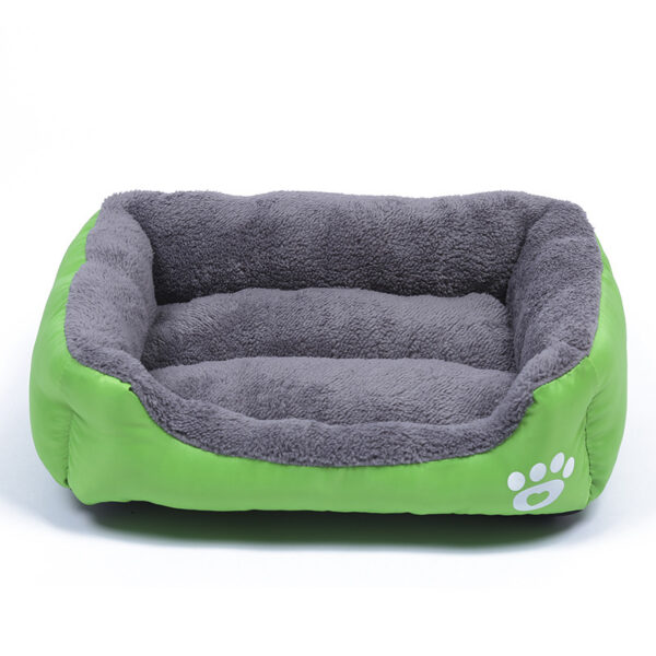 New, soft, and cozy fleece pet bed. Waterproof bottom. Suitable for small, medium & large pets. Keeps pets warm. - Image 4