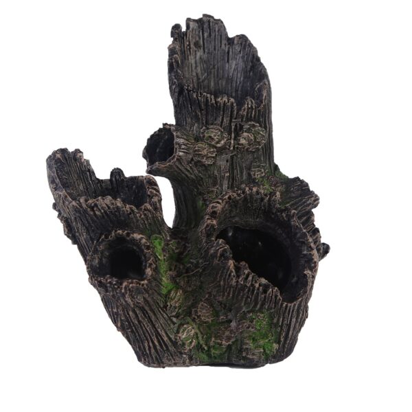 Resin Skull Aquarium Decoration – Fish Tank & Reptile Hide with Water Grass Design
