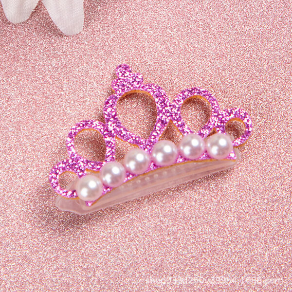 New Pet Products Cat Frog Clip Crown Pearl Head Teddy Pet Head Flower Hair Clip Pet Products Headwear - Image 11