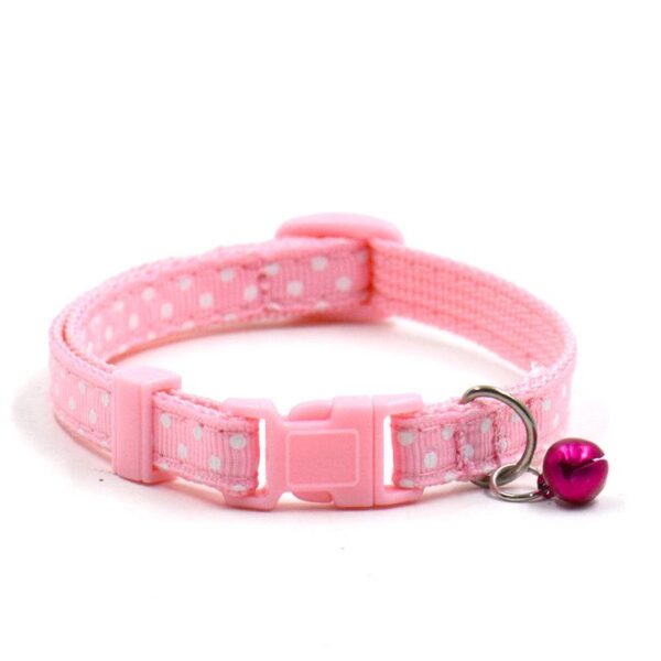 Sale 1Pc New Adjustable Dot Printed Little Dog Collars Cat Puppy Pets Supplies - Image 7