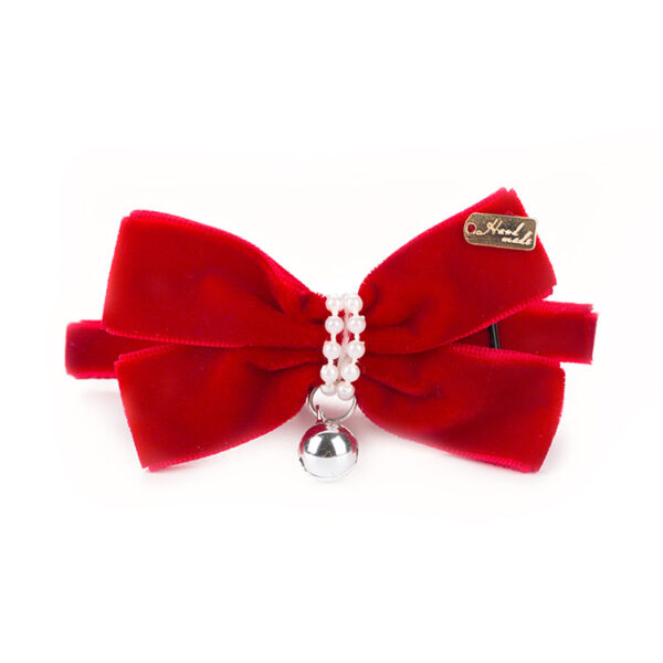 Coral Fleece Pet Bow Tie – Soft, Adjustable & Adorable for Cats and Small Dogs Upgrade your pet’s look instantly with this premium Coral Fleece Bow Tie, designed for comfort, cuteness, and compliments. Whether you're planning a pet photoshoot, celebrating a birthday, or just want your fur baby to stand out, this is the must-have accessory.  ✅ Why You'll Love It Made with Ultra-Soft Coral Fleece – Gentle on your pet’s neck, even with all-day wear  Adjustable Fit – Perfect for kittens, puppies, and small pets (See size guide below)  Lightweight & Comfy – Your pet won’t feel a thing, but everyone else will notice  Stylish Colors & Cute Design – Makes any pet look polished, playful, and ready for attention  Easy to Wear, Easy to Remove – No struggle, no stress  🎯 Perfect For Birthday parties, holidays, pet photos, family gatherings  Everyday walks or adding charm to your pet's look  Pet owners who care about both style and comfort  📏 Size Guide S (Small): 11–22cm (Ideal for small cats and toy breeds)  M (Medium): 23–33cm (Fits most cats and small dogs comfortably)  📦 What’s Included 1 x Coral Fleece Pet Bow Tie - Image 3