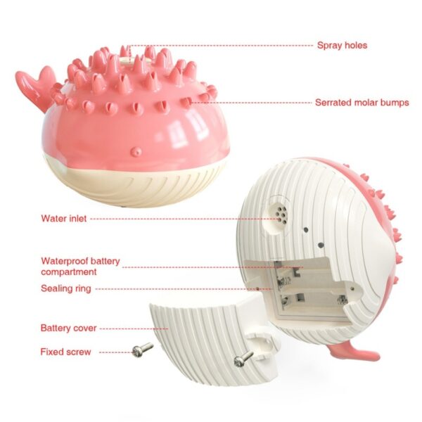 Dog Interactive Water Jet Toy Molar Teeth Cleaning Crocodile Floating Toy Pet Dog Squeaker Dog Training Toys Pets Accessories - Image 4