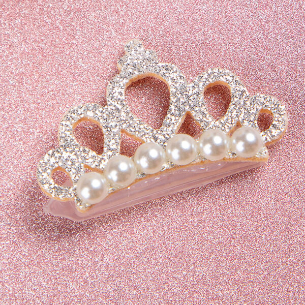 New Pet Products Cat Frog Clip Crown Pearl Head Teddy Pet Head Flower Hair Clip Pet Products Headwear - Image 9