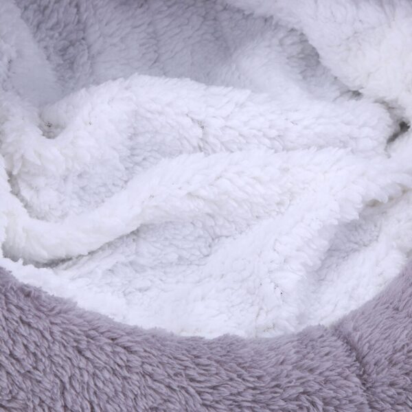 Winter Warm Fleece Pet Sleeping Bag – Foldable Bed for Small Dogs & Cats (Multiple Colors, 2 Sizes) - Image 5