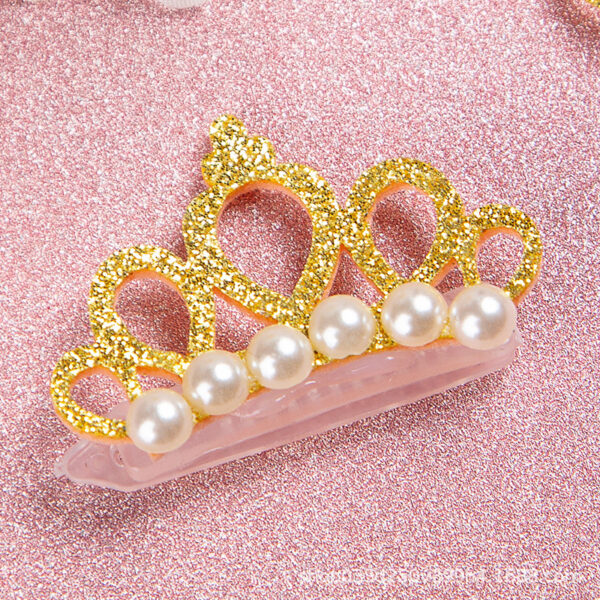 New Pet Products Cat Frog Clip Crown Pearl Head Teddy Pet Head Flower Hair Clip Pet Products Headwear - Image 12