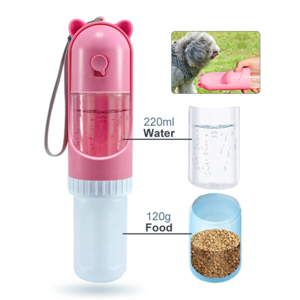Outdoor Portable Pet Traveling Water Cup Food Feeding Cup Dog Water Dispenser Dual Purpose Water And Food Cup For Outdoor Pets - Image 2