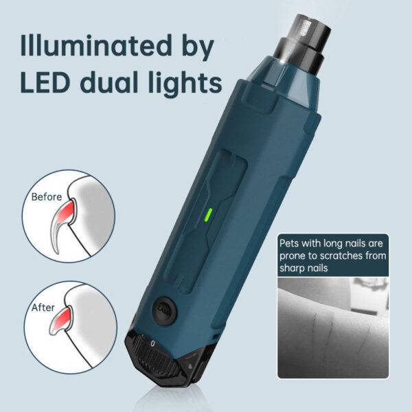 New Electric Nail Clippers for Dog Scissors for Pets Nail Grinder for Dogs Cats Grooming Trimmer Cutters Nail Mill Pet Products - Image 6