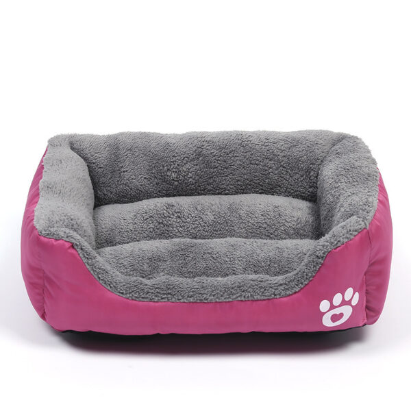 New, soft, and cozy fleece pet bed. Waterproof bottom. Suitable for small, medium & large pets. Keeps pets warm. - Image 7