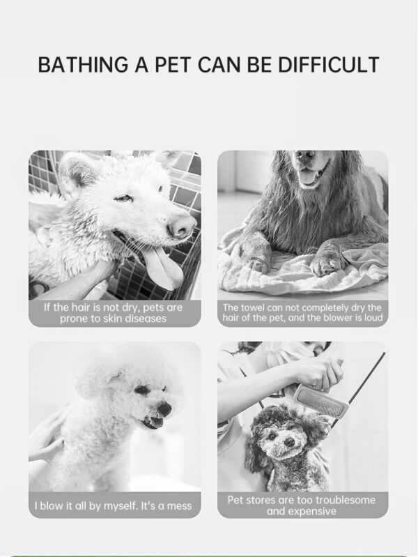 Smart Pet Hair Dryer Dog Golden Retriever Cat Grooming Hairdressing Blow & Comb Silent No Harm Pet Cleaning Supplies Pet Product - Image 24