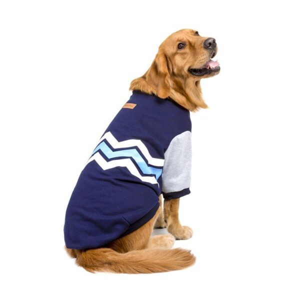 New Pet Clothing Dog Clothes Cotton Big Dog Wave Sweater Pet Supplies Pet Sweater Leisure - Image 2