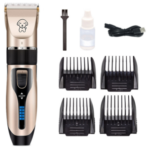 Clipper For Dog Clippers Dogs Grooming Clipper Kit USB Professional Rechargeable Low-Noise Pets Hair Trimmer Display Battery