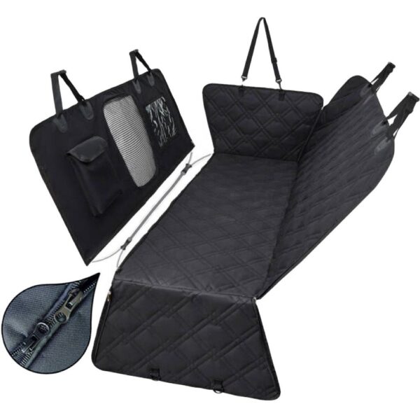 Divisible Waterproof Car Seat Pad for Rear Seats - Suitable for Pets and Humans, Thickened and Water-Resistant Automotive Backseat Pet Pad - Image 4