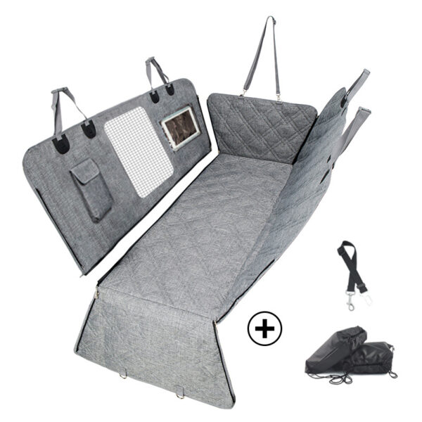 Divisible Waterproof Car Seat Pad for Rear Seats - Suitable for Pets and Humans, Thickened and Water-Resistant Automotive Backseat Pet Pad - Image 8