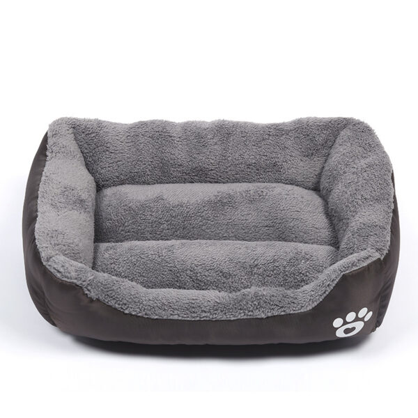 New, soft, and cozy fleece pet bed. Waterproof bottom. Suitable for small, medium & large pets. Keeps pets warm. - Image 2