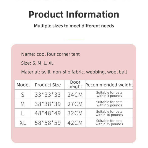 Hot Sale Pet Dog Cat Teepee Tent Bed Puppy Tent Indoor Pet Tentstripe Canvas Teepee For Pet Cage Tent - Image 4