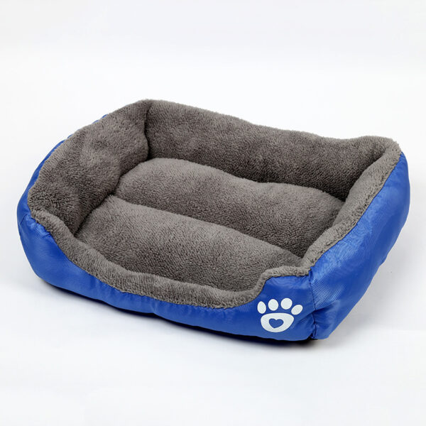 New, soft, and cozy fleece pet bed. Waterproof bottom. Suitable for small, medium & large pets. Keeps pets warm. - Image 8