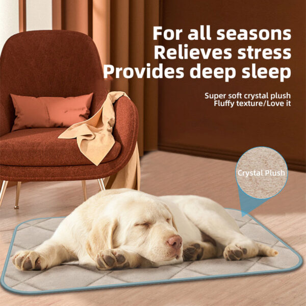 New Self Heating Pet Mat Cat and Dog Pet Cushion Warm Pet Products Aluminum Foil Mat Can Be Removed and Washed - Image 2