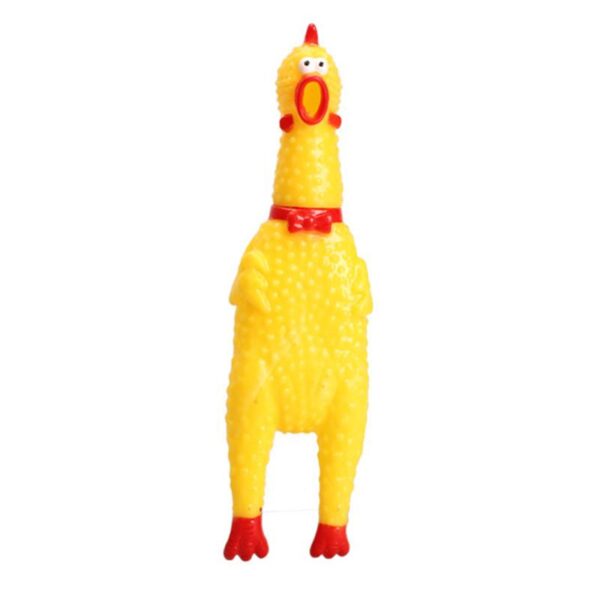 Screaming Chicken Squeaky Toy – Funny Sound Toy for Dogs & Pets - Image 2