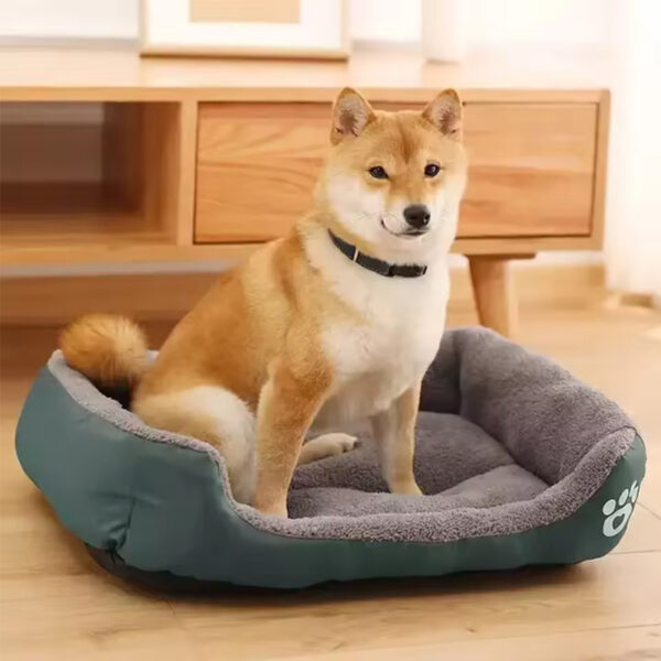 New, soft, and cozy fleece pet bed. Waterproof bottom. Suitable for small, medium & large pets. Keeps pets warm. - Image 17