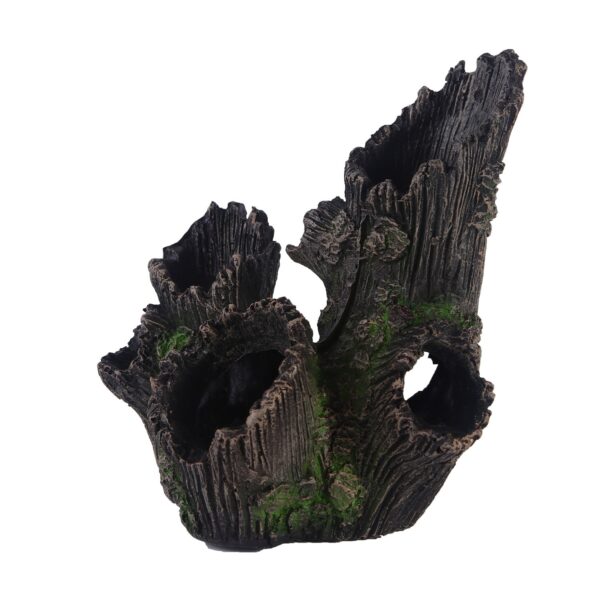 Resin Skull Aquarium Decoration – Fish Tank & Reptile Hide with Water Grass Design - Image 6