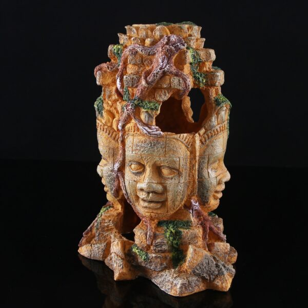 Crocodile resin skull reptile fish tank aquarium landscape decoration ornaments - Image 3