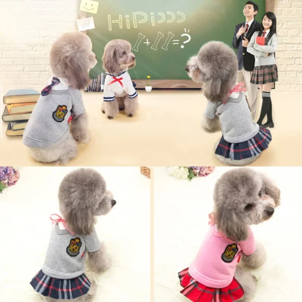 Couple Pet Dog Clothes Pet Uniform Clothing for Small Medium Dogs Costume Chihuahua Puppy Pet Shirt Clothes for Dogs Ropa Perro - Image 2