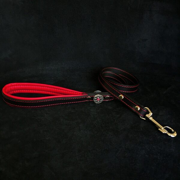 ''Bijou'' harness Black & Red for big dogs - Image 3