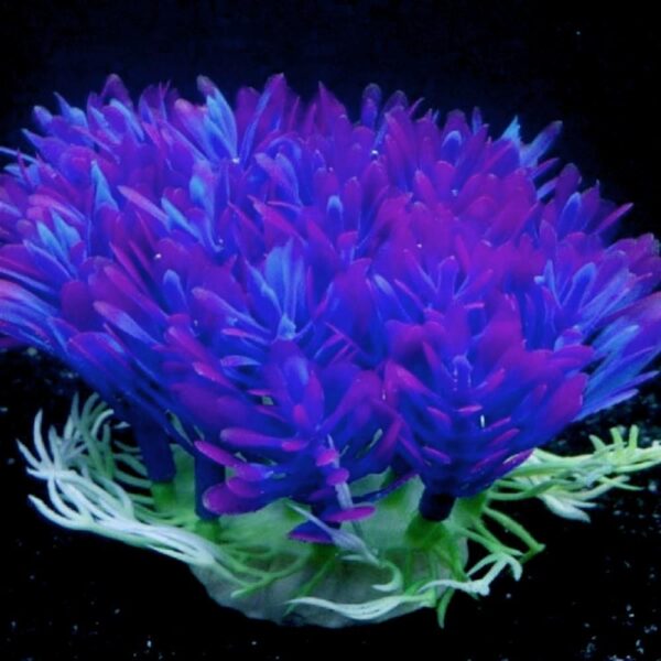 Vibrant Purple Round Grass Aquarium Decor - Image 4