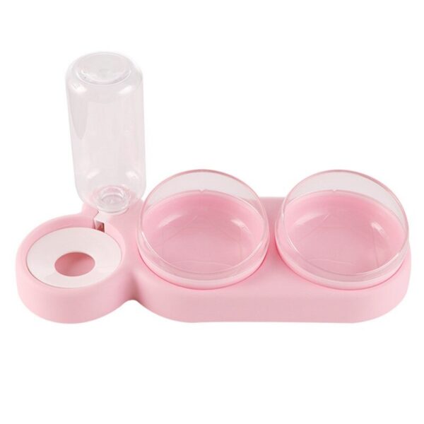 Pet Dog Cat Automatic Feeder Bowl for Dogs Drinking Water Bottle Kitten Bowls Slow Food Feeding Container Supplies - Image 2