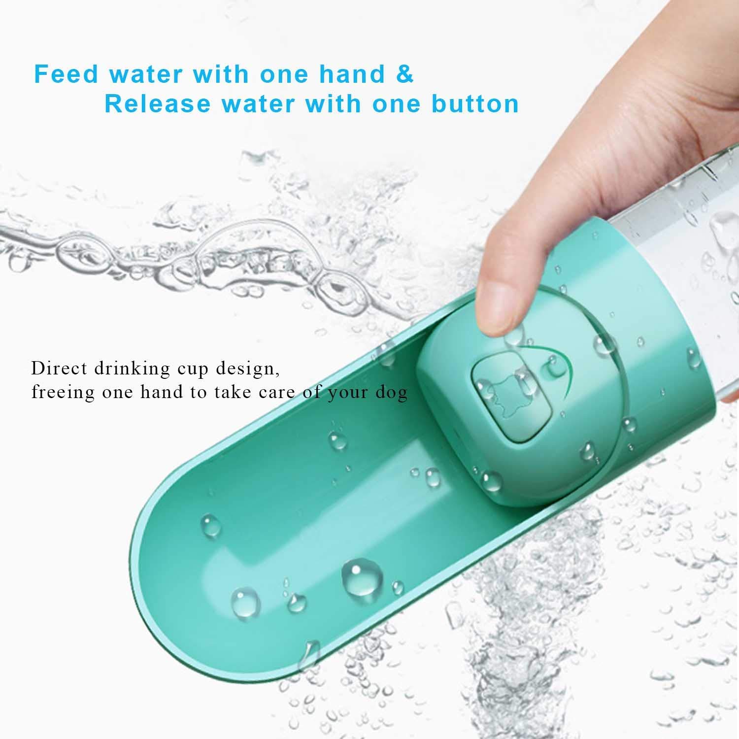 Portable Pet Dog Water Bottle Dispenser Travel Dog Bowl Cups Dogs Cats Feeding Water Outdoor Walking For Puppy Cat Pets Products - Image 4